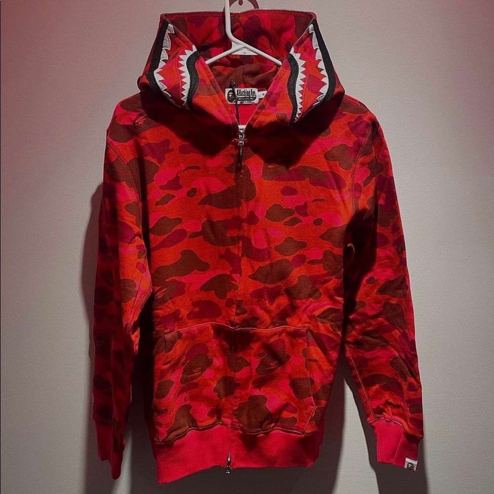 Bape Camo Shark Full Zip Hoodie